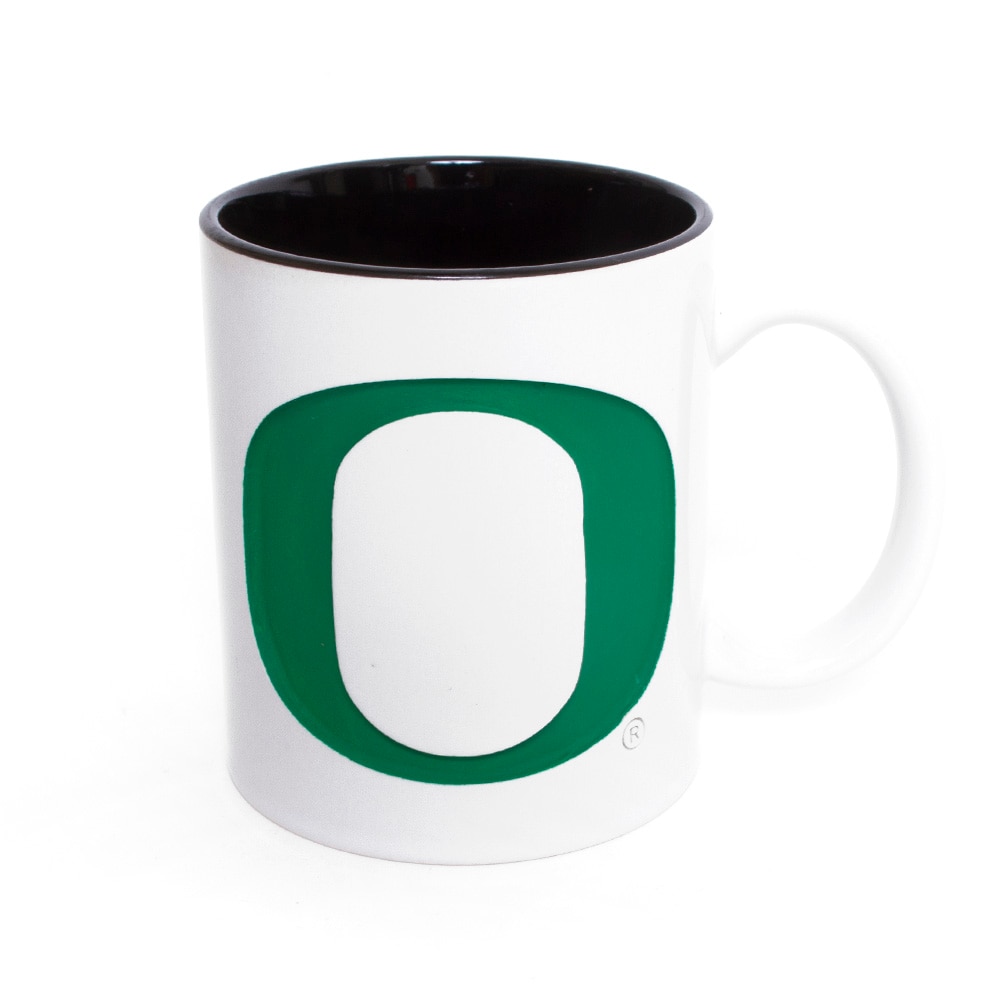Classic Oregon O, Spirit Product, White, Traditional Mugs, Ceramic, Home & Auto, 11 ounce, Cafe, 599491